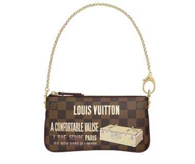 AAA Replica Louis Vuitton Damier Ebene Canvas Milla Clutch Valise N63091 On Sale